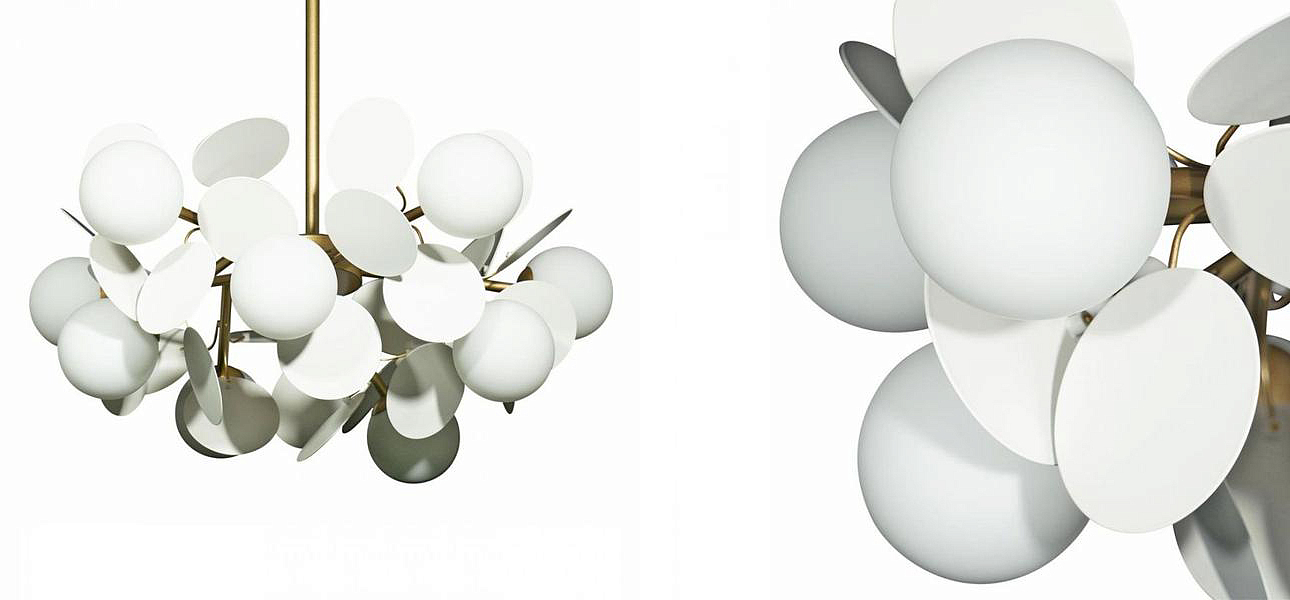 Люстра MATISSE Chandelier White 10 ламп Люстра MATISSE Chandelier White 10 ламп - Loft-Concept в Воронеже