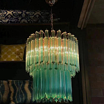 Дизайнерская люстра Blue Lagoon glass бирюзовое стекло  варинант исполнения - 4 | Loft Concept в Воронеже