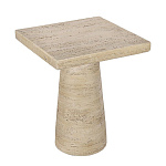 Столик приставной с квадратной столешницей Textured Cream Table варинант исполнения - 2 | Loft Concept в Воронеже