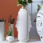 Ваза с золотисто-белыми фрагментами Faces of Imagination варинант исполнения - 9 | Loft Concept в Воронеже