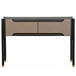 Консоль тёмно-коричневого цвета с 2-мя ящиками Gladstone варинант исполнения - 2 | Loft Concept в Воронеже
