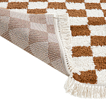 Ковер с шахматным принтом Chess Layout с эффектом шерсти варинант исполнения - 5 | Loft Concept в Воронеже