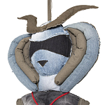 Кукла из джинсовой одежды и армейских палаток Rusalka Jeans&Tents варинант исполнения - 4 | Loft Concept в Воронеже