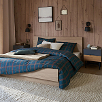 Черное матовое бра с декором под кожу Chestery варинант исполнения - 4 | Loft Concept в Воронеже