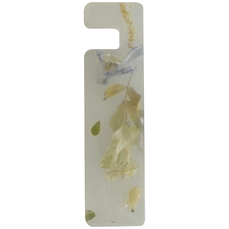 Подставка для телефона из эпоксидной смолы с цветами белая Epoxy Flowers Phone Stand White Белый в Воронеже | Loft Concept 