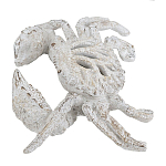 Статуэтка краб с детализированной текстурой в белом цвете Marine Accessories варинант исполнения - 2 | Loft Concept в Воронеже