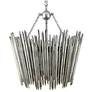 Люстра Ragna Silver Wooden Rods Chandelier