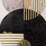 Панно декоративное с объемным эффектом Asymmetry варинант исполнения - 4 | Loft Concept в Воронеже