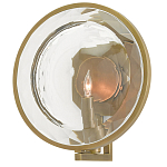 Бра круглое с прозрачным рельефным плафоном Crystal Prism варинант исполнения - 2 | Loft Concept в Воронеже