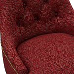 Мебельная ткань Шенилл бордовый цвет 138 см T4-23 варинант исполнения - 6 | Loft Concept в Воронеже