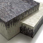 Дизайнерский журнальный стол с инкрустацией Plateau Coffee Table  варинант исполнения - 3 | Loft Concept в Воронеже