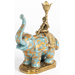 Фарфоровый подсвечник Слон с эмоцией Fluens варинант исполнения - 3 | Loft Concept в Воронеже