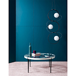 Дизайнерский круглый кофейный стол со стеклянной столешницей Gio Ponti D.555.1 Coffee Table варинант исполнения - 2 | Loft Concept в Воронеже