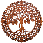 Панно из дерева LeafBerry Panel With Trees варинант исполнения - 1 | Loft Concept в Воронеже