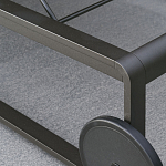 Шезлонг на металлическом каркасе с регулируемой спинкой GUELL Sunbed варинант исполнения - 6 | Loft Concept в Воронеже