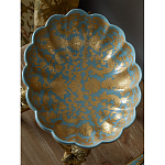 Чаша с орнаментом на бронзовых ножках в виде ангелов Eden Garden варинант исполнения - 4 | Loft Concept в Воронеже