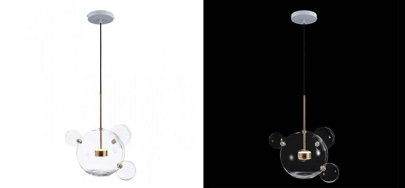 Подвесной Светильник Giopato & Coombes Bollr Pendant 4 BUBBLE LAMP золото Подвесной Светильник Giopato & Coombes Bollr Pendant 4 BUBBLE LAMP золото - Loft-Concept в Воронеже