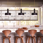 Подвесной светильник цилиндрический с белым плафоном Hinkley варинант исполнения - 11 | Loft Concept в Воронеже