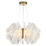 Люстра с декором в виде крупных рельефных лепестков 80 см Ethereal Bloom варинант исполнения - 4 | Loft Concept в Воронеже