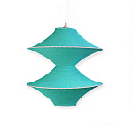 Подвесной вязаный бирюзовый светильник «Звезда Востока 02» варинант исполнения - 2 | Loft Concept в Воронеже
