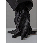 Скульптура «Окаменелый рост», Черный объект варинант исполнения - 3 | Loft Concept в Воронеже