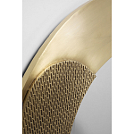 Зеркало золотое со вставками в виде геометрических фигур варинант исполнения - 3 | Loft Concept в Воронеже