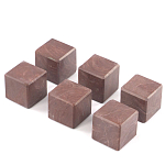 Камни для охлаждения виски из красного лемезита Natural Stone Cube варинант исполнения - 3 | Loft Concept в Воронеже