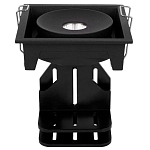 Встраиваемый спот светодиодный черного цвета квадратной формы из металла Pure Square варинант исполнения - 4 | Loft Concept в Воронеже