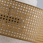 Подвесной светильник с декоративным поясом из плетеного бамбука Biuloggicu варинант исполнения - 9 | Loft Concept в Воронеже