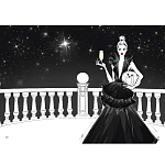 Megan Hess. Te Lttle Blk Dess варинант исполнения - 3 | Loft Concept в Воронеже