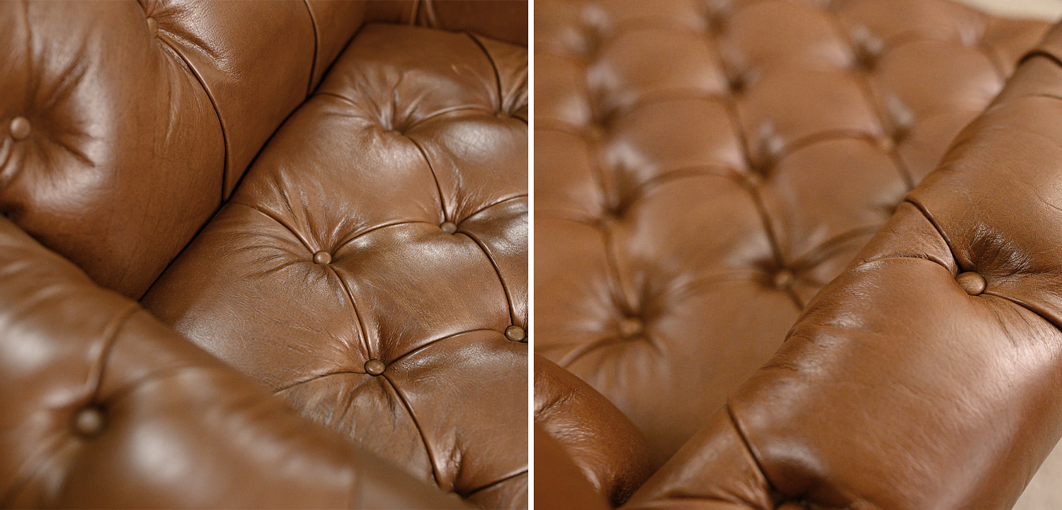 Кресло кожаное Bastien Leather Brown Armchair Кресло кожаное Bastien Leather Brown Armchair - Loft-Concept в Воронеже
