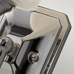 Бра для ванных комнат с белым матовым плафоном квадратной формы на основании цвета хром Feiss варинант исполнения - 3 | Loft Concept в Воронеже