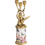 Фарфоровый подсвечник Лебедь с ангелом Asse варинант исполнения - 1 | Loft Concept в Воронеже