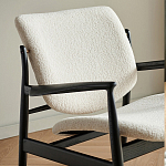 Кресло с каркасом и ножками из древесины и мягкими сиденьем и спинкой Venice варинант исполнения - 8 | Loft Concept в Воронеже