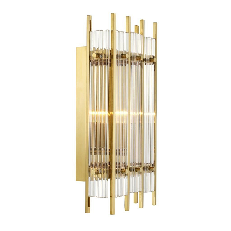 Бра Wall Lamp Sparks S Gold Глянцевое золото Прозрачный (Transparent) в Воронеже | Loft Concept 