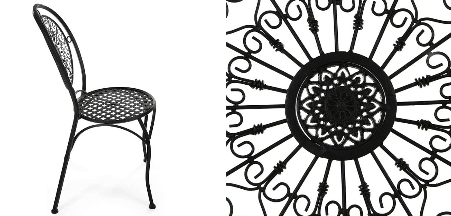 Стул Forged Patterns Anita Black Стул Forged Patterns Anita Black - Loft-Concept в Воронеже