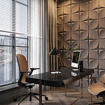 Гипсовая 3D панель с принтографией PM-22 варинант исполнения - 3 | Loft Concept в Воронеже