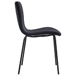 Стул черный с обивкой из велюра Black Archie Chair варинант исполнения - 1 | Loft Concept в Воронеже