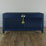 Большой дизайнерский Сундук Elsa Dreams Blue варинант исполнения - 1 | Loft Concept в Воронеже