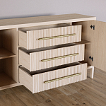 Буфет Primo с тремя ящиками и двумя фасадами Светлый дуб варинант исполнения - 5 | Loft Concept в Воронеже