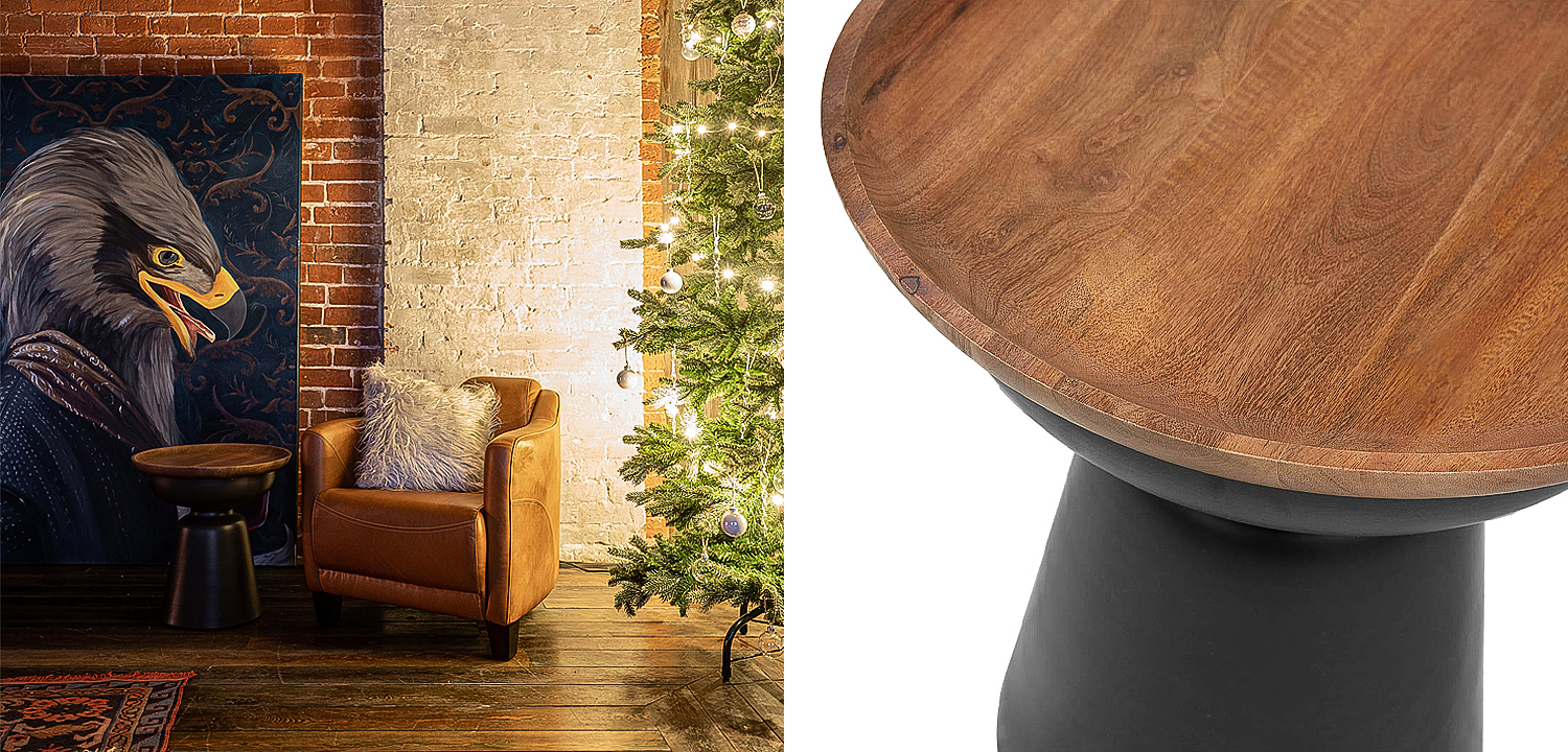 Приставной стол Keaton Round Side Table Приставной стол Keaton Round Side Table - Loft-Concept в Воронеже