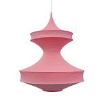 Подвесной вязаный розовый светильник «Моника» варинант исполнения - 1 | Loft Concept в Воронеже