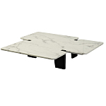 Стол журнальный низкий с фигурной столешницей Threshold варинант исполнения - 1 | Loft Concept в Воронеже