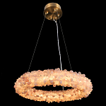 Люстра кольцевая с частичками натурального горного хрусталя Crystal Shimmer варинант исполнения - 1 | Loft Concept в Воронеже