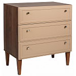 Комод бежевый из массива бука с 3-мя ящиками Wenge Light варинант исполнения - 1 | Loft Concept в Воронеже