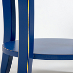 Синяя тумба на фигурных ножках Shelby варинант исполнения - 5 | Loft Concept в Воронеже