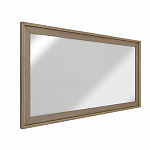 Зеркало прямоугольное с классической деревянной рамой Flowchart варинант исполнения - 1 | Loft Concept в Воронеже