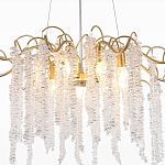 Люстра c подвесками из прозрачного хрусталя Диаметр 85 см FAIRYTREE Light варинант исполнения - 4 | Loft Concept в Воронеже