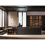 Кухонный гарнитур из красного мрамора и дерева VVD Dada Engenereed Kitchen варинант исполнения - 2 | Loft Concept в Воронеже