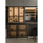 Кухонный гарнитур из массива дуба и камня Ratio Dada Engenereed варинант исполнения - 2 | Loft Concept в Воронеже